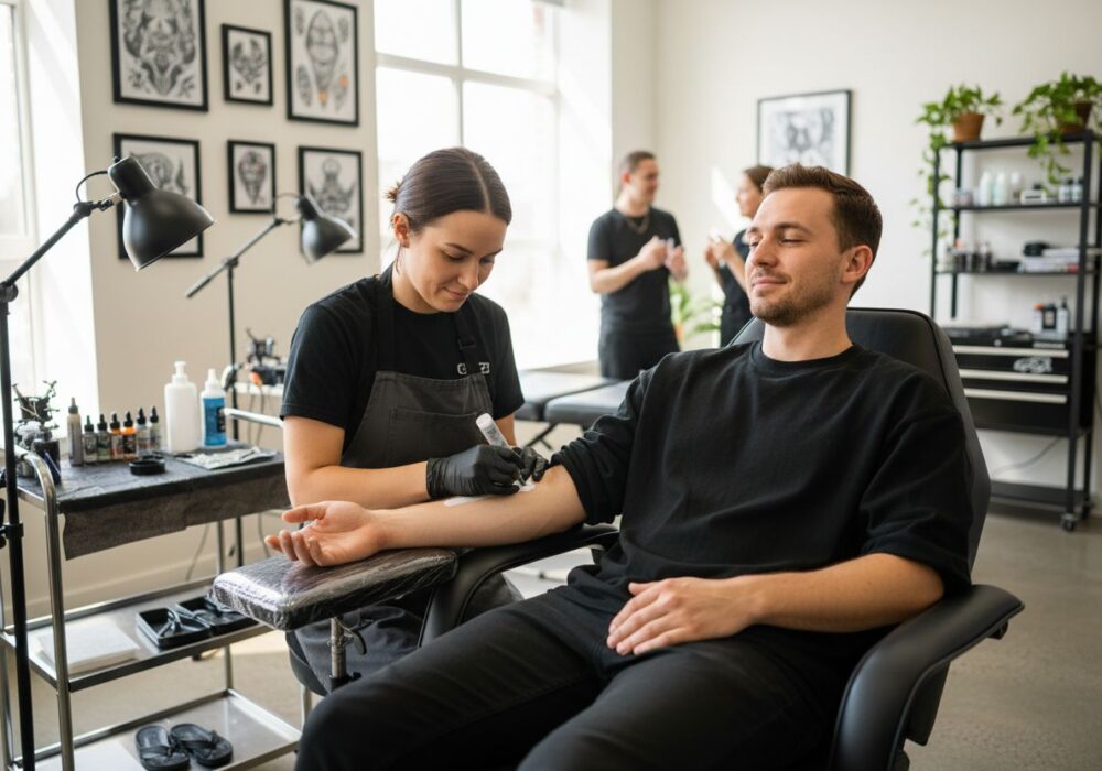 bezbolestné tetovanie zážitok